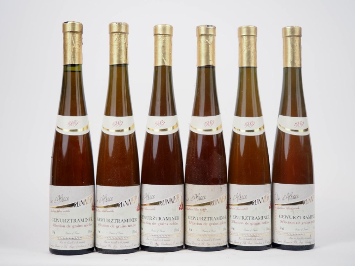 6 BOUTEILLES (50 cl) GEWURZTRAMINER SÉLECTION DE GRAINS NOBLES "RUNNER