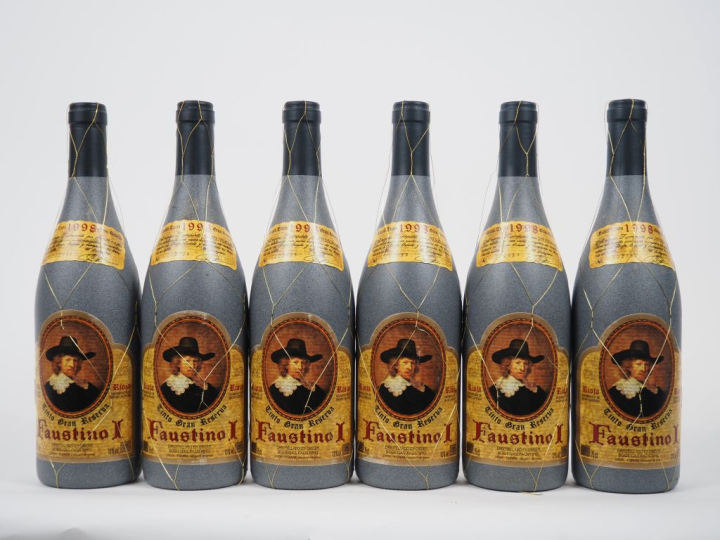 6 BOUTEILLES RIOJA FAUSTINO I "GRAN RESERVA" - 1998