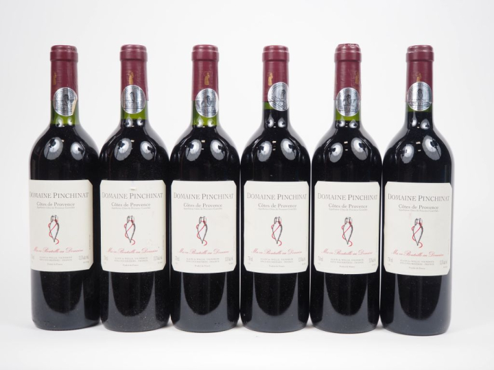 6 BOUTEILLES DOMAINE PINCHINAT CÔTES DE PROVENCE - 2000