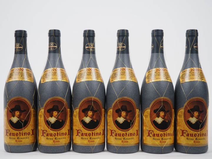 6 BOUTEILLES RIOJA FAUSTINO I "GRAN RESERVA" - 2000