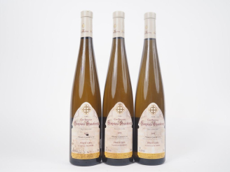 Vente aux enchères 3 BOUTEILLES PINOT GRIS GC EICHBERG CAVE HISTORIQUE DES HOSPICES STRAS