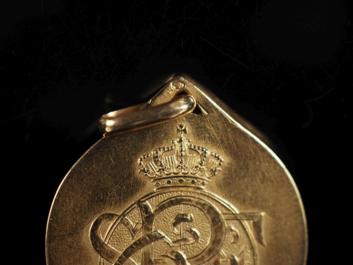 Médaille en or jaune 750 du Grand Tournoi International d'Escrime de S