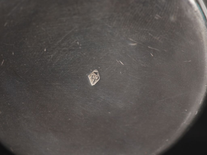 Ravissante petite casserole à bec verseur en argent 925, poinçon Miner