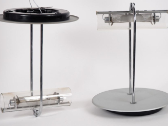 Vente aux enchères Franco FRATTINI par ARTEMIDE.  Paire de plafonniers Acheo. H. 34 cm