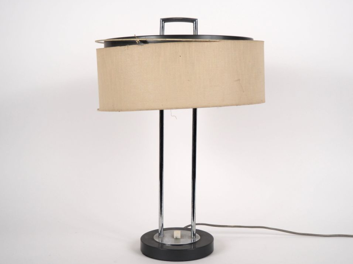 ARLUS.  Lampe de bureau  (abat-jour en mauvais état) H. 50 cm