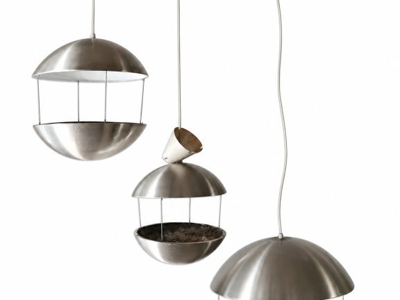 Poul CADOVIUS.  « Flower lamp ».  Luminaire triple.