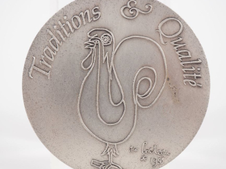Vente aux enchères Jean COCTEAU (d'après). Médaille en argent 925, "tradition et qualité"