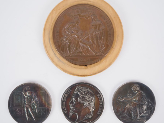 Vente aux enchères Médaille en argent "concours de Tir"  médaille en argent "Compagnie de