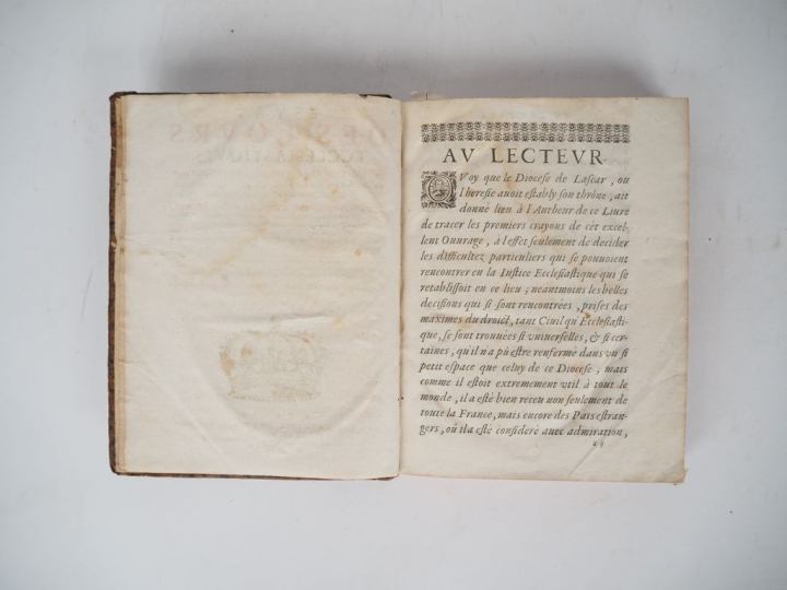 BORDENAVE (Jean de). ESTAT DES COURS ECCLÉSIASTIQUES, ou de l’authorit