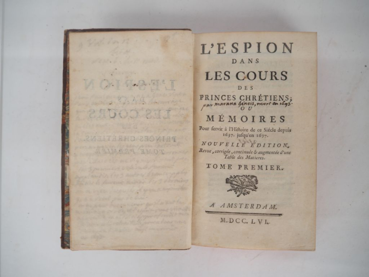 [MARANA (Giovanni Paolo)]. L’ESPION DANS LES COURS DES PRINCES CHRÉTIE