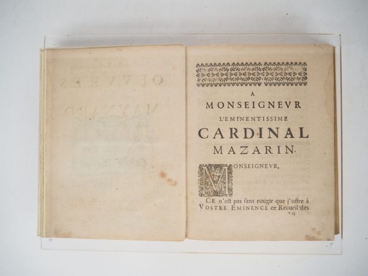 [MAYNARD (François)]. LES ŒUVRES DE MAYNARD. P., Augustin Courbé, 1646