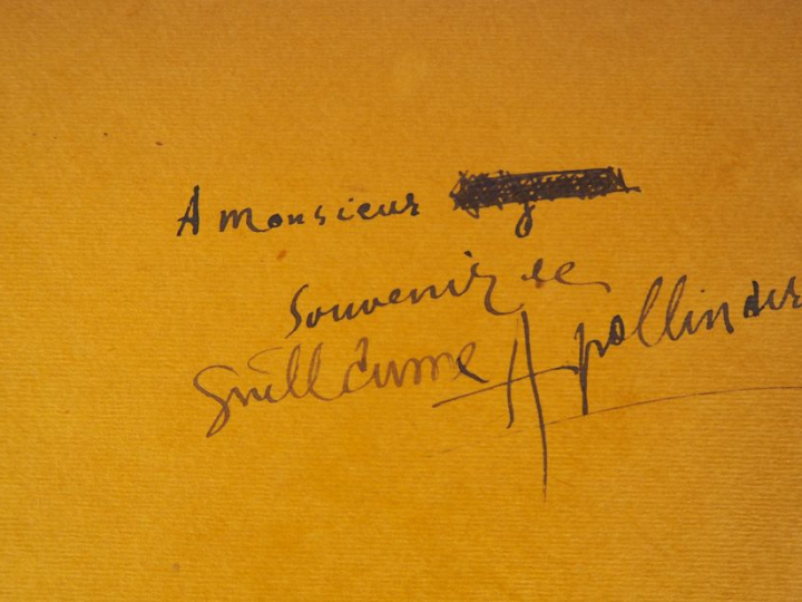 APOLLINAIRE (G.). LES FENÊTRES. P., André Marty, [1912-1913]. Grand in