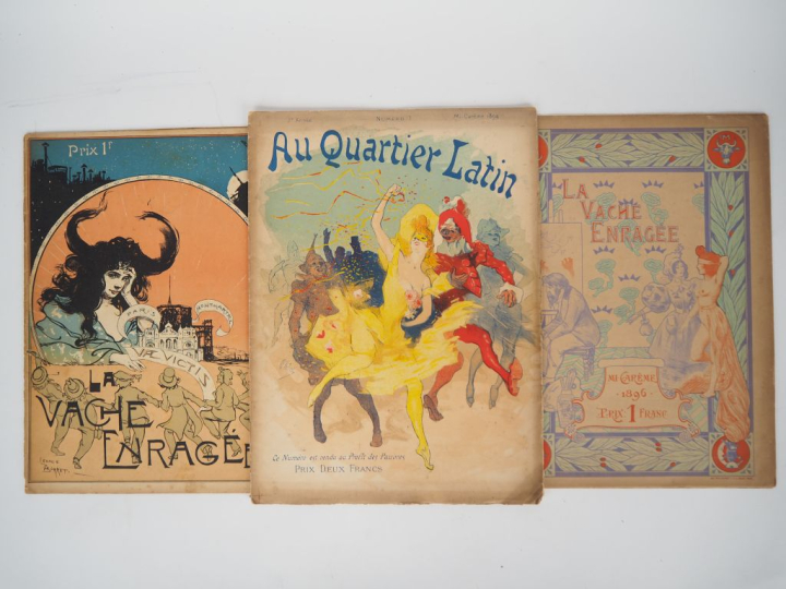 [CHÉRET (Jules)]. AU QUARTIER LATIN. 2ème année – Numéro 1. Mi-Carême 