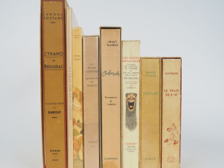 Vente aux enchères [DUBOUT]. ENSEMBLE DE 8 OUVRAGES ILLUSTRÉS PAR DUBOUT : ROSTAND (Edm.)
