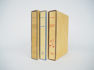 Vente aux enchères [DUBOUT]. ENSEMBLE DE 3 OUVRAGES de Georges COURTELINE ILLUSTRÉS PAR D