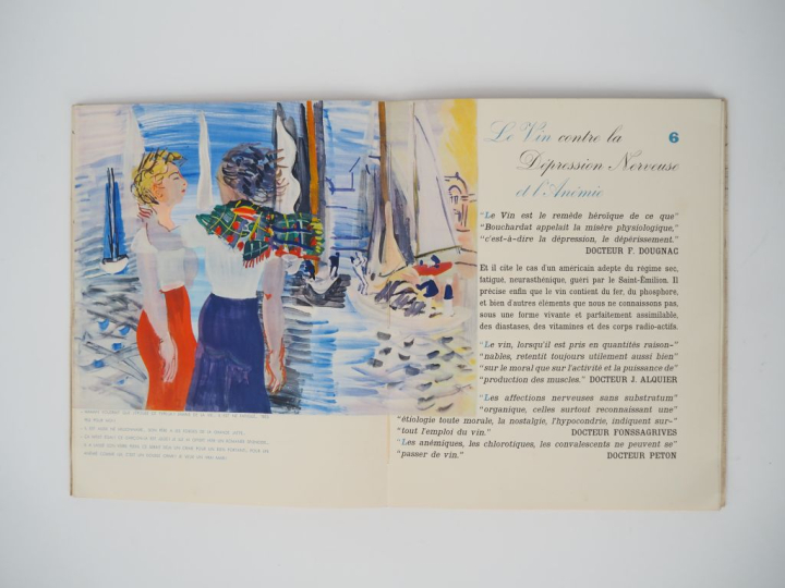 [DUFY]. DERYS (Gaston). MON DOCTEUR LE VIN. Aquarelles de Raoul Dufy. 