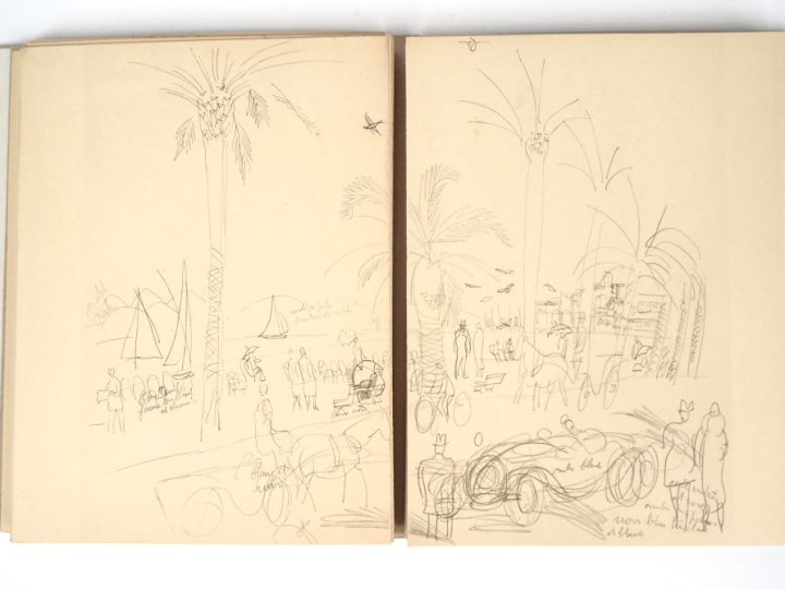 DUFY (Raoul). DESSINS ET CROQUIS EXTRAITS DES CARTONS ET CARNETS DE RA