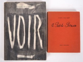 Vente aux enchères ÉLUARD (Paul). ENSEMBLE DE 2 OUVRAGES : VOIR. Poèmes – Peintures - Des