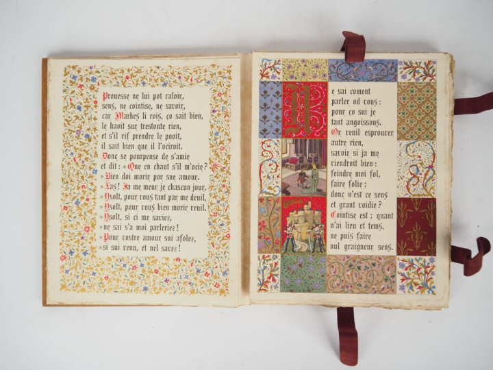 [GRADASSI]. LA FOLIE TRISTAN. Texte d’Oxford. Enluminures et illustrat