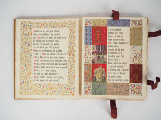 Vente aux enchères [GRADASSI]. LA FOLIE TRISTAN. Texte d’Oxford. Enluminures et illustrat