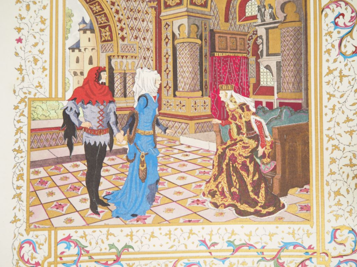 [GRADASSI]. LA FOLIE TRISTAN. Texte d’Oxford. Enluminures et illustrat