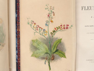 Vente aux enchères [GRANDVILLE]. LES FLEURS ANIMÉES par J. J. GRANDVILLE. Texte par Alpho