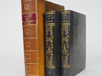 Vente aux enchères [GRANDVILLE]. LA FONTAINE (Jean de). FABLES. P., Fournier aîné, 1838. 