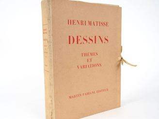 Vente aux enchères [MATISSE]. DESSINS. Thèmes et variations. Précédés de "Matisse-en-Fran