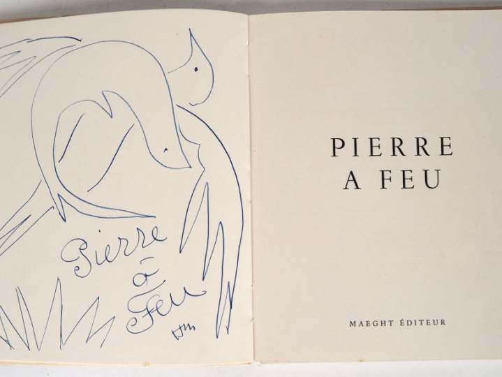 [MATISSE]. PIERRE À FEU. Les Miroirs profonds. P., Maeght, 1947. In-4 