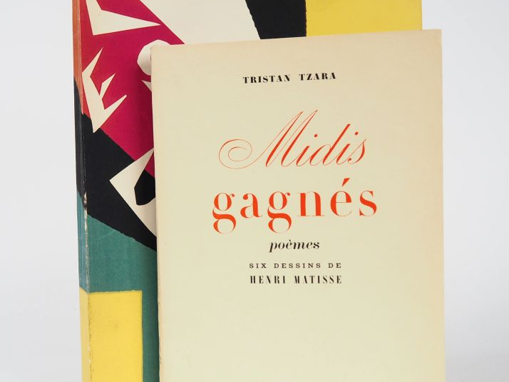 [MATISSE]. TZARA (Tristan). MIDIS GAGNÉS. Poèmes. P., Denoël, 1939. In