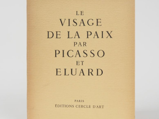 Vente aux enchères [PICASSO]. ÉLUARD (Paul). LE VISAGE DE LA PAIX PAR PICASSO ET ÉLUARD. 