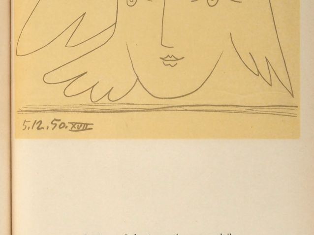 [PICASSO]. ÉLUARD (Paul). LE VISAGE DE LA PAIX PAR PICASSO ET ÉLUARD. 