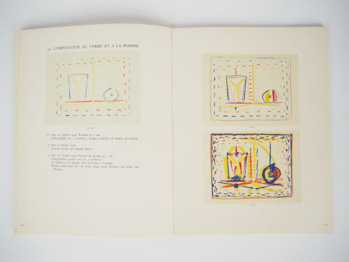 [PICASSO]. MOURLOT (F.). PICASSO LITHOGRAPHE. I. 1919-1947. Préface de