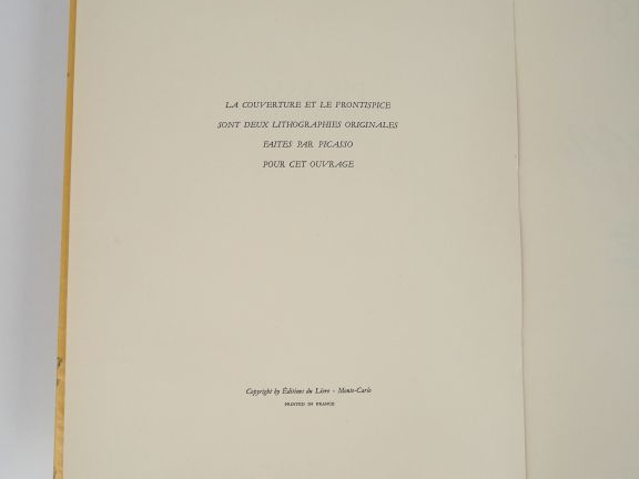 MOURLOT (F.). PICASSO LITHOGRAPHE. III. 1949-1956. Notices et catalogu
