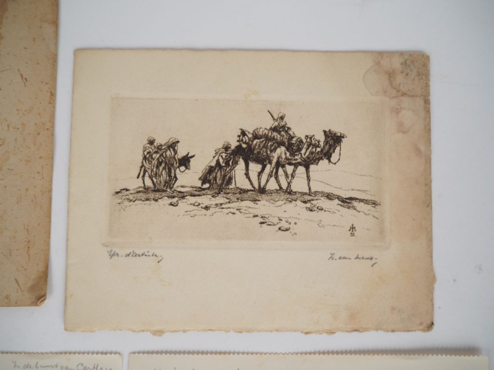 VAN MENS (Isidorus Maria Cornelis, dit Is.). ENSEMBLE DE DOCUMENTS. [P