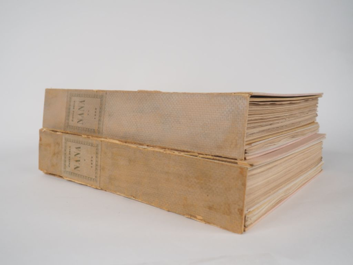 ZOLA (Émile). NANA. P., Jonquières, 1929. Deux volumes grand in-4 en f