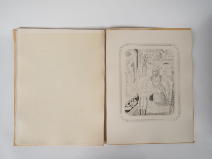 ZOLA (Émile). NANA. P., Jonquières, 1929. Deux volumes grand in-4 en f