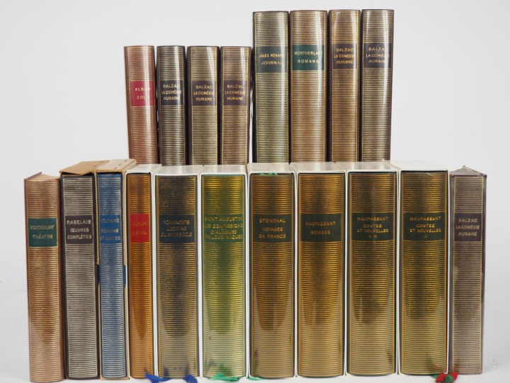 La Pléïade. Lot de 19 volumes : - RABELAIS. Œuvres complètes. 1 vol. -