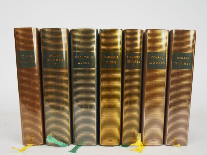 La Pléïade. Lot de 7 volumes : - CONRAD. Œuvres. 3 vol. - Alphonse DAU