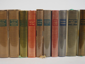 Vente aux enchères La Pléïade. Lot de 10 volumes : - Jean GIONO. Œuvres romanesques compl