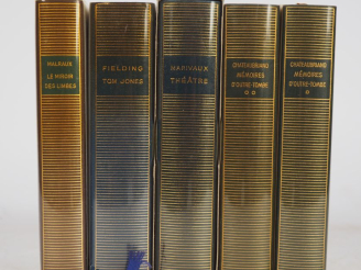 Vente aux enchères La Pléïade. Lot de 5 volumes : - MALRAUX. Le miroir des limbes. 1 vol.