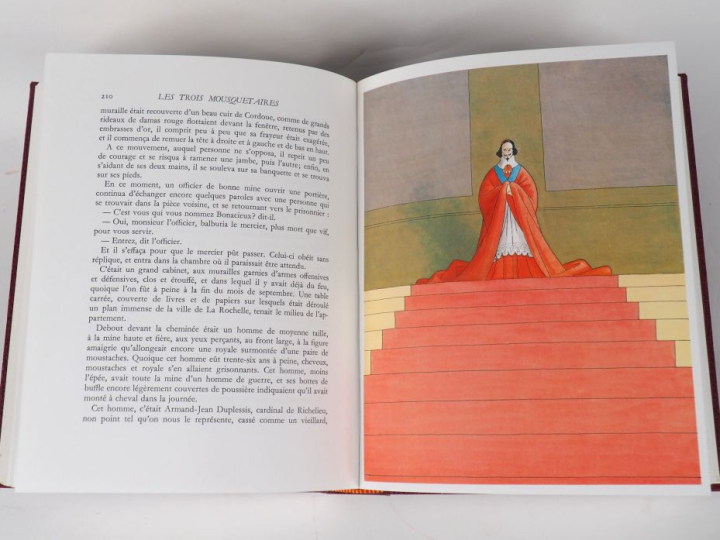 Alexandre DUMAS. Les trois mousquetaires, illustrations de DUBOUT. 3 v