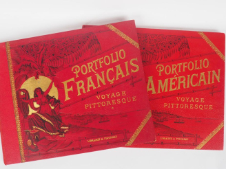 Vente aux enchères PORTFOLIO FRANÇAIS.  Voyage pittoresque. 2 vol.