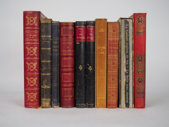 Lot de livres comprenant 10 volumes : - René BAZIN. L'enseigne de vais