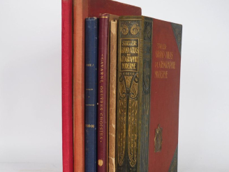Vente aux enchères Lot de livres comprenant 6 volumes : - Chefs d'œuvres de la gravure mo