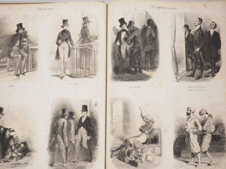 Lot de livres comprenant 6 volumes : - Chefs d'œuvres de la gravure mo