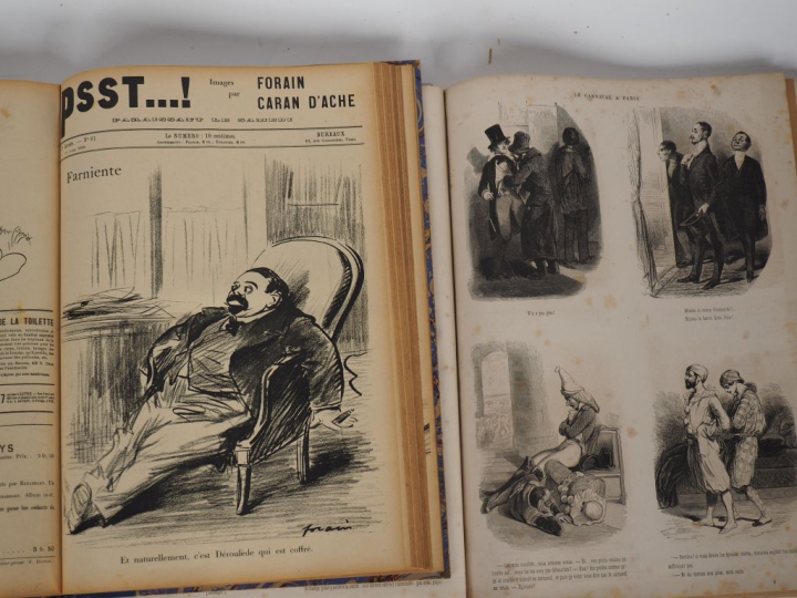 Lot de livres comprenant 6 volumes : - Chefs d'œuvres de la gravure mo