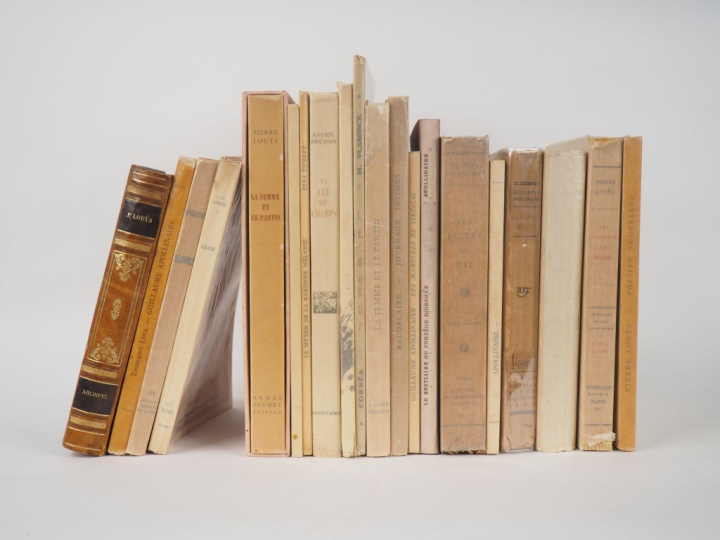 Lot de livres comprenant 20 volumes :  - Guillaume APOLLINAIRE : La fe