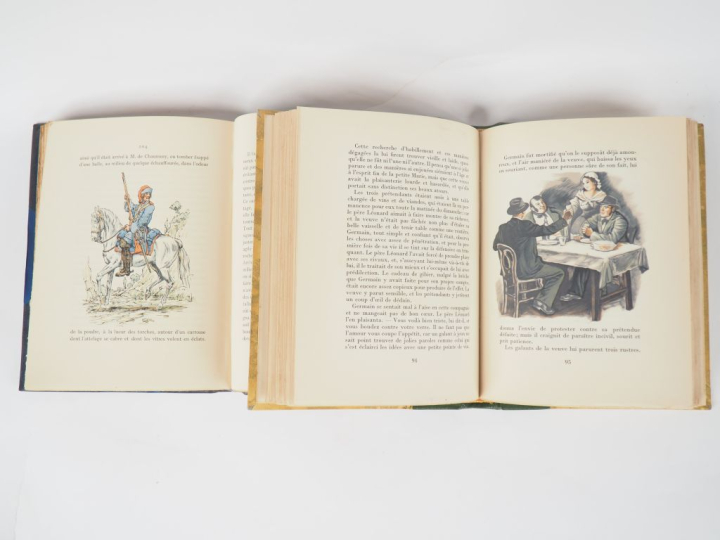 Lot de livres comprenant 12 volumes : - George SAND. La mare au diable