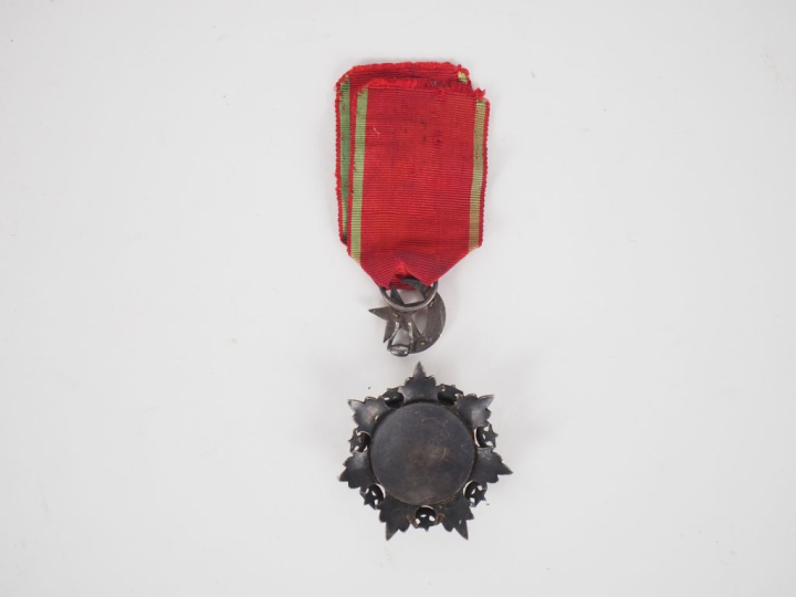 EMPIRE OTTOMAN  ORDRE DU MEDJIDIE  Etoile de chevalier, en argent, or 
